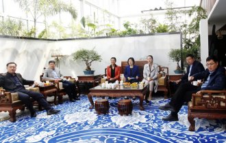 助發展| 東營市人大常委會委員、民僑外委主任委員徐冬梅一行蒞臨陽光園林考察調研